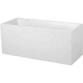 Eda Jardiniere Graphit 100cm - Contenance 97,6l - Blanc Cérusé