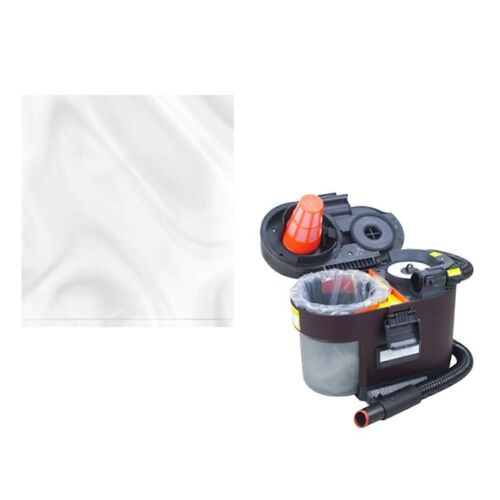Lot de 100 sacs plats en polyéthylène pour aspirateurs portables secs et humides MessMaster VS100, VS101 et VS100C