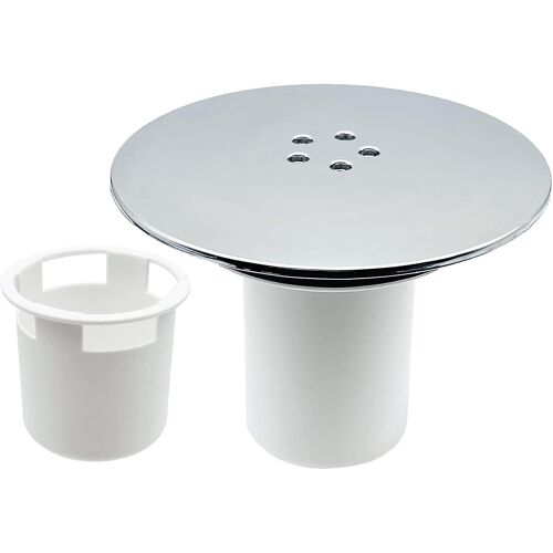 Siphon de douche 90 mm/115 mm, remplacement du couvercle du siphon, couvercle de siphon universel, bouchon de douche chromé, débit rapide