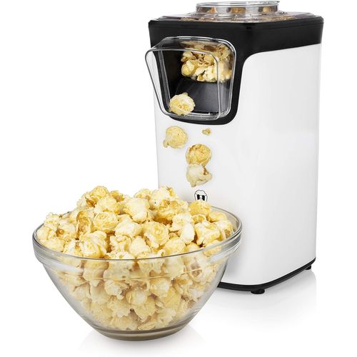 Hamiltion-Machine Ã€ Pop-Corn Ã€ Air Chaud-Pop-Corn Sans Huile Ni Graisse, Cuillère Doseuse, Couvercle Transparent, Ouverture De Recharge, 1100 Watts, 292986