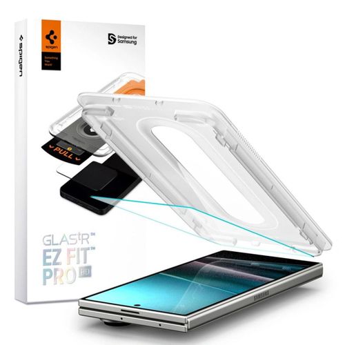 Spigen EZ Fit Glas.tR avec plateau d'installation 1 pack Samsung Galaxy Z Fold 7