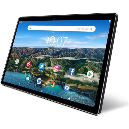 10 Inch Wifi Tablet Android 13,64Gb Rom,Expandable To 512Gb,Quad Core Processor,Hd Ips Screen,6000Mah Battery,Dual Camera,Bluetooth,Tablet (Black)