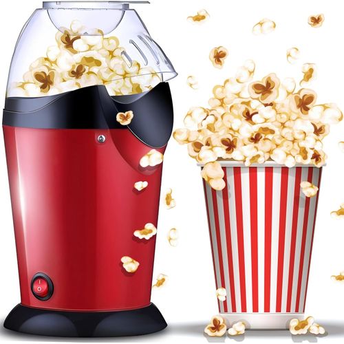 lbgwp60-Machine À Pop-Corn Sans Graisse Ni Huile 900 W, Machine À Pop-Corn À Air Chaud, Collation Saine, Sans Graisse Et Sans Huile Pour La Maison, Gadget De Cuisine Pour Le Pop-Corn, Machine Pop-Cor