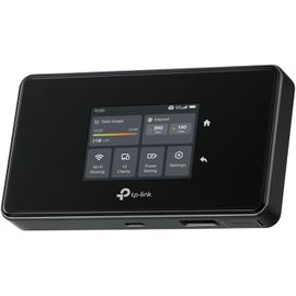 ASFASFq-M8550 Routeur Mobile 5G WiFi 6 AX3000, débit Jusqu¿à 3.3 Gbps, 32 Appareils, Batterie 5000 mAh, Écran Couleur, Fente Nano SIM, Partage Internet Via USB-C/Carte Micro SD