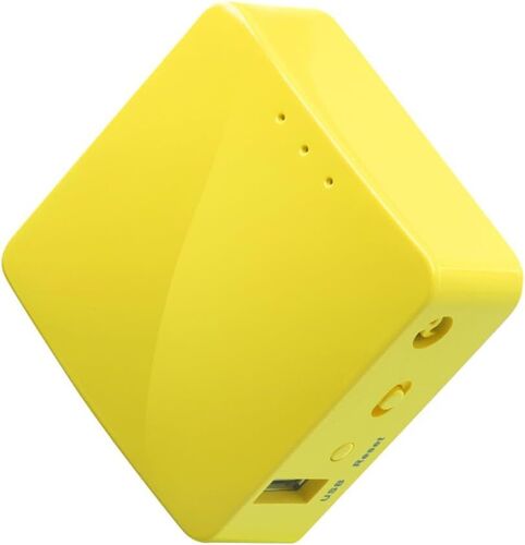 GL-MT300N-V2(Mango) Mini Travel Portable Wireless Pocket WiFi VPN Router - Access Point/Extender/WDS | OpenWrt | 2 Ethernet Ports | OpenVPN/Wireguard VPN | USB 2.0 | 128MB RAM