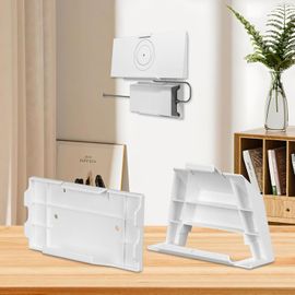 ASFASFq-Qivine Starlink Gen 3 Mount, 2 en 1 Starlink Standard V3 Mesh Routeur et Starlink Gen 3 Kit de montage pour réseau Internet de stabilité Support mural pour routeur Starlink V3 et Gen 3
