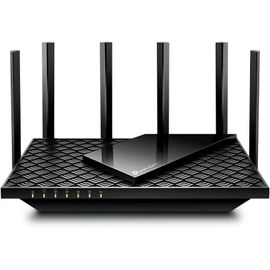 COPP-Archer Axe75 Routeur Wifi6E Tri-Bande Axe5400Mbps, 5 Ports Gigabit, Port Usb 3.0, La Toute Nouvelle Bande 6 Ghz, Wpa3, Homeshield, Easymesh, Brancher Et Utiliser, Compatible Avec Alexa