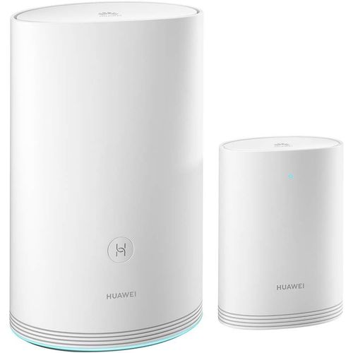 SUBZONAL-Wi-Fi Q2 Pro (1 Base + 1 Satellite) Système Hybride Wi-Fi Maillé 5GHz et CPL Un Seul Réseau pour Tout Votre foyer Plug & Play Faible Latence Gigabit Powerline Ports GE Optimisation Wi-Fi 5GH