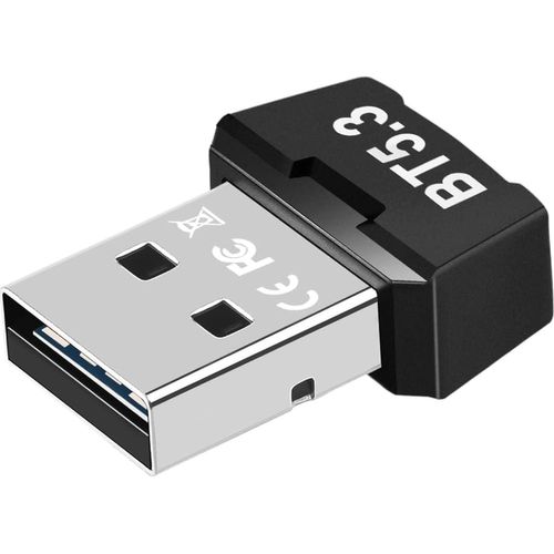 Adaptateur Bluetooth pour PC, clé USB Bluetooth 5.3, Plug and Play, adaptateur USB, EDR sans fil pour ordinateur de bureau, ordinateur portable, PC