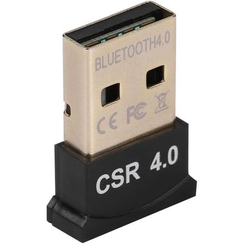 Csr4.0 Btd-401 Usb Bluetooth 3.0 Adaptateur, Mini Dongle Bluetooth Récepteur Avec 3Mbps Portée 20M, Plug & Play Pour Pc/Clavier/Souris, Compatible Avec Windows 7/8 / 8.1 / Xp/Vista[BLU920145]