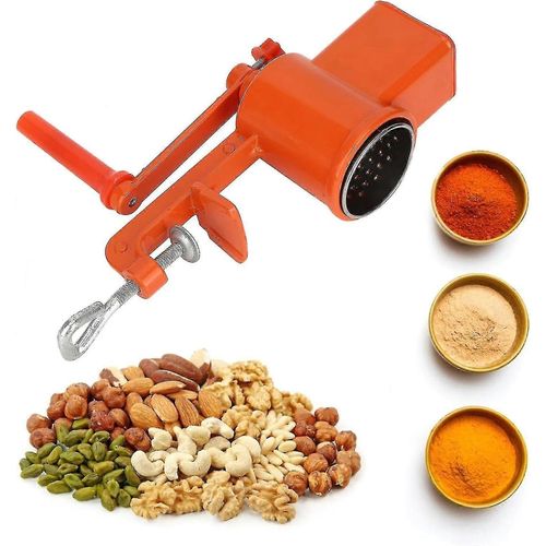 Moulin À Maïs À Manivelle - Moulin À Grains Manuel - Moulin À Grains En Acier Inoxydable De Qualité Supérieure - Parfait Pour Moudre Les Grains De Café - Outil De Cuisine Efficace[Pb]