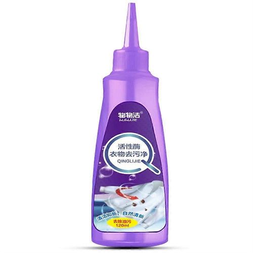 Enzyme active Vêtements Détachants Agents Détachants 120ml Taches d'huile Décapant d'odeurs Détachant de lessive portable