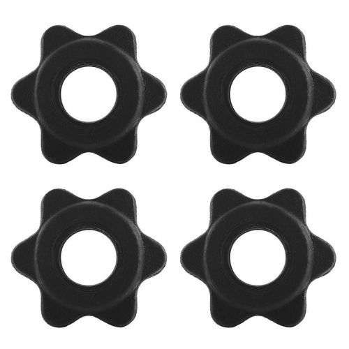 2 Paires D'écrou Hexagonal D'haltères,Écrou De Tige D'haltère,Colliers Spinlock Pour Barres D'haltères Sports D'entraînement (Meilleur)