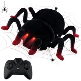 Télécommande Spider,Enfants Jouets Mur & Sol Double Modes 360Rotation Stunt RC Voitures avec Yeux LED