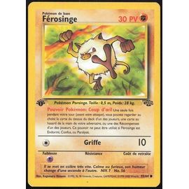 Carte Pokémon Férosinge 55/64 Edition 1 Jungle Français