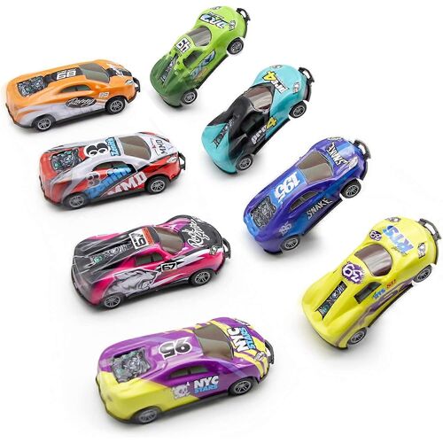 Pull Back Cars-Flip Collision Cars 8 Voiture-Coffrets Cadeaux Jouets de Voiture Convient aux Garçons de 4 à 10 ans-Jouet