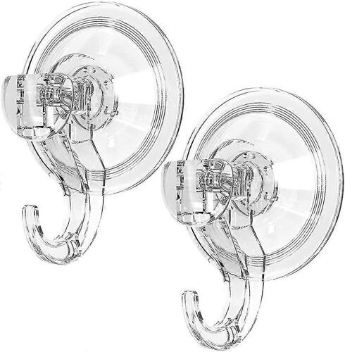 Lot de 2 crochets à ventouse puissants sans perçage