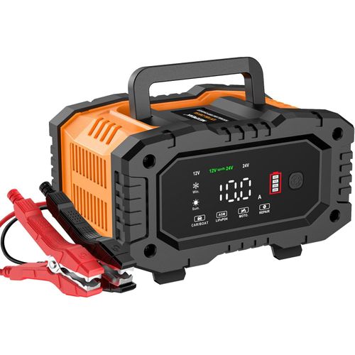 10a 12v 24v Chargeurs De Batterie Pour Auto, Mainteneur De Automatique Avec Compensation De Température