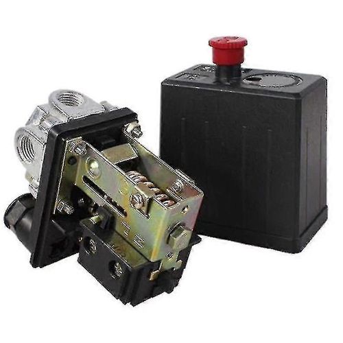 Compresseur d'air Pressostat Valve de commande 240v 175psi Heavy Duty-noir (kui)