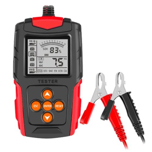12 / 24v Testeur De Batterie Automobile Analyseur De Batterie À Écran Lcd Numérique Pour Batterie Au Plomb Auto Mot