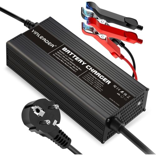 Chargeur De Batterie Automobile Lifepo4 20a 12v - Chargeur Intelligent Automatique