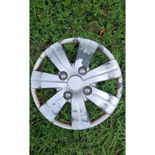 Enjoliveur 13" 47/17 Jh-120-13" 13 Pouces " Taïwan Pat. No 124111 Usa Pat U.S.A. No 5700062 China Patent No. Zl 97215113.3 Silver Argent Pour Roue De Voiture Automobile