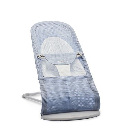 Transat Bébé Balance Soft Mesh Bleu Ciel Et Blanc - Babybjörn
