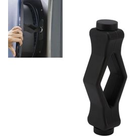 Support Porte Lave-Linge Chargement Frontal, Sécurité Enfant Ouverture Avant Laveuse Forme Bouche Support Porte Machine Laver Aimant Puissant Pour Linge Porte Sèche-Linge Accessoire(Le Noir)