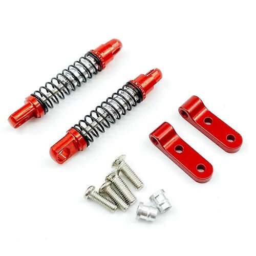 Pour D12 D42 1/10 RC voiture Amortisseur arrière en métal avec support de siège fixe Mises à niveau Pièces Accessoires,A