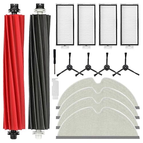 Pour aspirateur Q8 Max/ Q5 Pro/ Q8 Max +/Q5 Pro+, brosse latérale principale, filtre Hepa, chiffon de nettoyage, accessoire