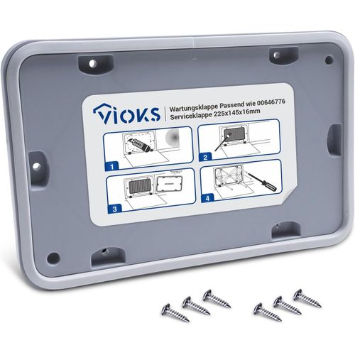 Porte De Service 225X145X6Mm Avec 6 Vis Pour Sèche Linge À Condensation/Pièces Détachées Lave Vaisselle Bosch/Accessoire Seche Linge[MAC1211]