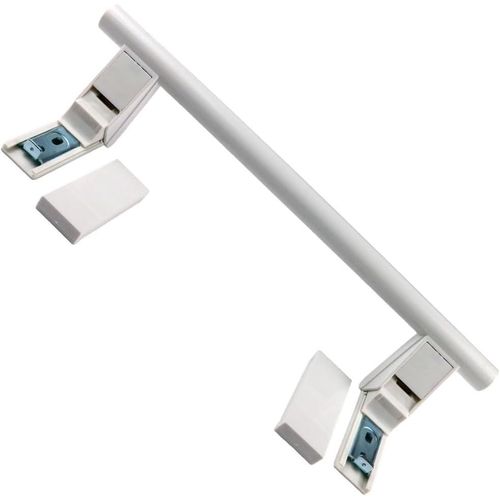 Poignée Porte Refrigérateur De Rechange 7432602 Compatible Avec Réfrigérateur Liebherr, Poignée Réfrigérateur | Comprend 2 Capuchons De Garniture, Blanc, 31 Cm[LAV1155]