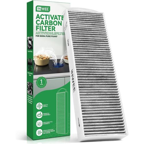 Filtre À Charbon Actif Pour Bora Pure Puakf, 1 X Filtre À Charbon De Haute Qualité Pour Table De Cuisson Puru Ou Puxu, Remplace Puakf, Accessoires De Filtre Pure[DAX927019]