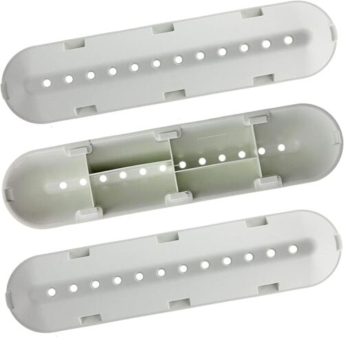 Pack Of 3 12 Holes Compatible With Hotpoint Washing Machine Drum (227mm X 53mm X 38mm)