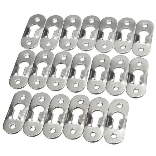 20 Pcs 44mm Métal Trou De Serrure Cintre Attaches Image Photo Peinture Attaches