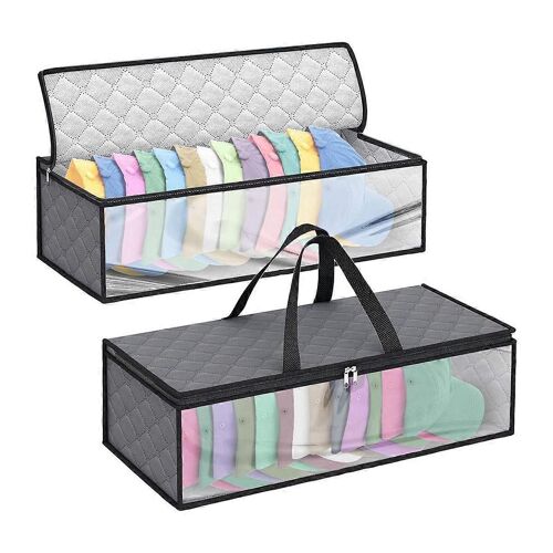 Paquet de 2 sacs de rangement pour chapeau de baseball