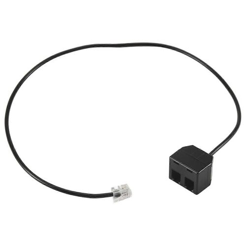 RJ9 4P4C Mâle À Deux Ports Femelles Connecteur Adaptateur Téléphone Câble Fil Rallonge de Téléphone