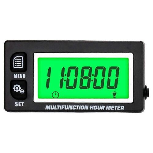 Horloge Numérique Lcd Compteur Tachymètre Moteur Horloge Remplaçable Pour Moto Atv Bateau Marin 