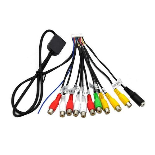 Autoradio Radio Sortie RCA Câble Fil Aux-In Adaptateur Subwoofer