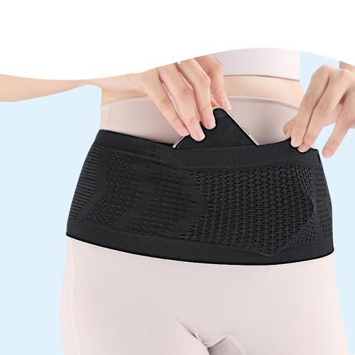 Running Fanny Pack Sac De Taille En Tricot Respirant Dissimulé Le Noir S