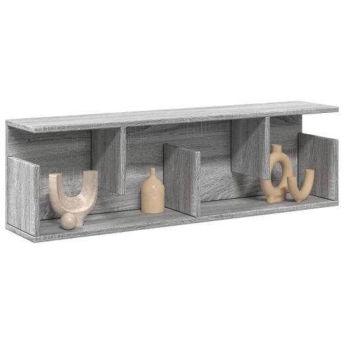 Vidaxl Armoire Murale 100x20x30 Cm Sonoma Gris Bois D'ingénierie