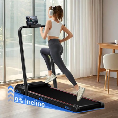 Robore Sw1f Tapis De Marche, Avec Inclinaison De 9 %, 12 Km/H, Moteur Sans Balais De 2,5 Cv, Capacité De 136 Kg, Tapis De Course Pliable Sous Le Bureau Pour La Maison Et Le Bureau
