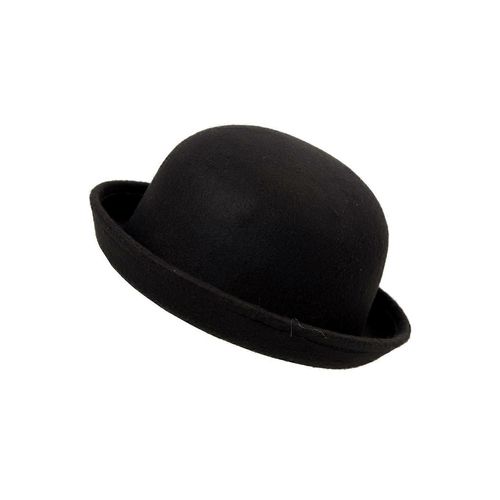 Noir Femmes Vintage Mignon Tendance Chapeau Melon Chapeau Cloche Mode
