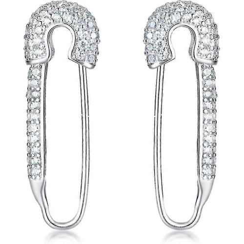 Cz Épingle À Nourrice Cartilage Argent Sterling Boucles D'oreilles Pour Les Femmes Filles Délicate Zircone Cubique Dangle Goutte Hypoallergénique Stud Post Crystal Huggie Fashio