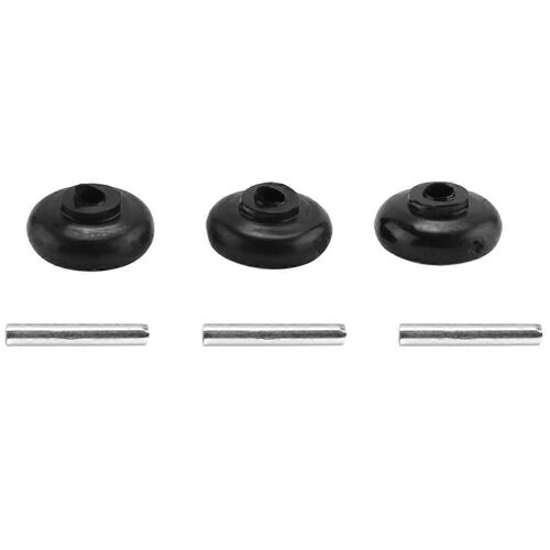 3x essieux et rouleaux têtes motorisées petits arbres roues pour le remplacement des têtes motrices de l'aspirateur
