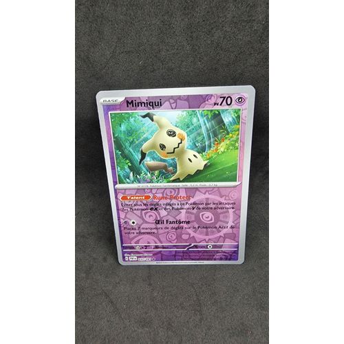 Carte Pokémon Mimiqui 037/091 Reverse Déstinées De Paldea Français