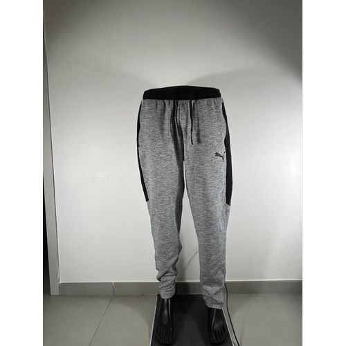 Jogging Puma Gris Chiné Xl - Bimatière Avec Bandes Noires
