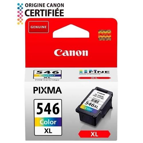 Canon CL-546XL - 13 ml - à rendement élevé - couleur (cyan, magenta, jaune) - originale - cartouche d'encre - pour PIXMA iP2850, MG2450, MG2550, MG2555, MG2950, MG3050, MG3051, MG3052, MG3053...