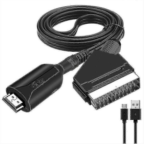 Câble péritel vers HDMI 1m pour TV Standard Definition Europe