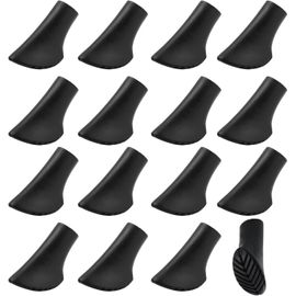 SH05449-8 Pièces Pointe De Canne De Randonnée Noire De Pôle De En